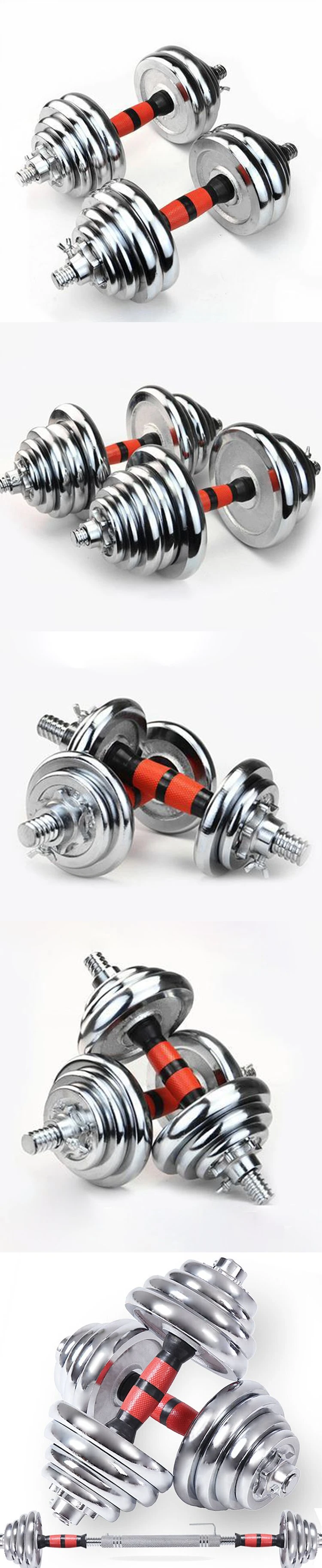 Adjustable Dumbbells Full-Iron Structure Quick Adjustment Free Weights Customizable Support Exclusive