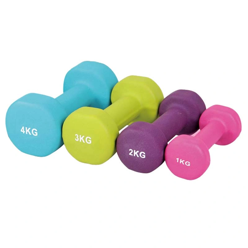 Round Neoprene Dumbbell with Different Color