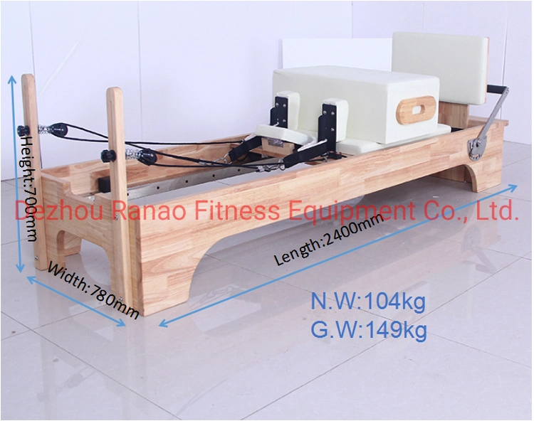 OEM/ODM Wholesale Fitness Equipment Home Gym Yoga Exercise Pilates Reformer Core Training Bed, Cadillac Elevated Bed Pilates